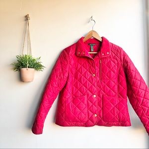 LAUREN by Ralph Lauren Quilted Tailored Jacket